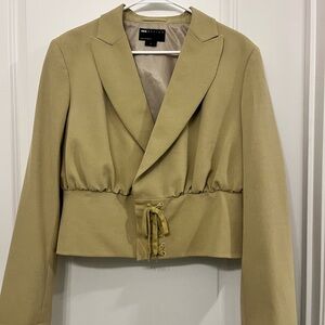 Asos Design cropped Tan Women's Blazer